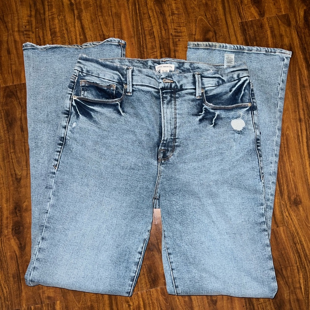 Good American boot cut size 14/32